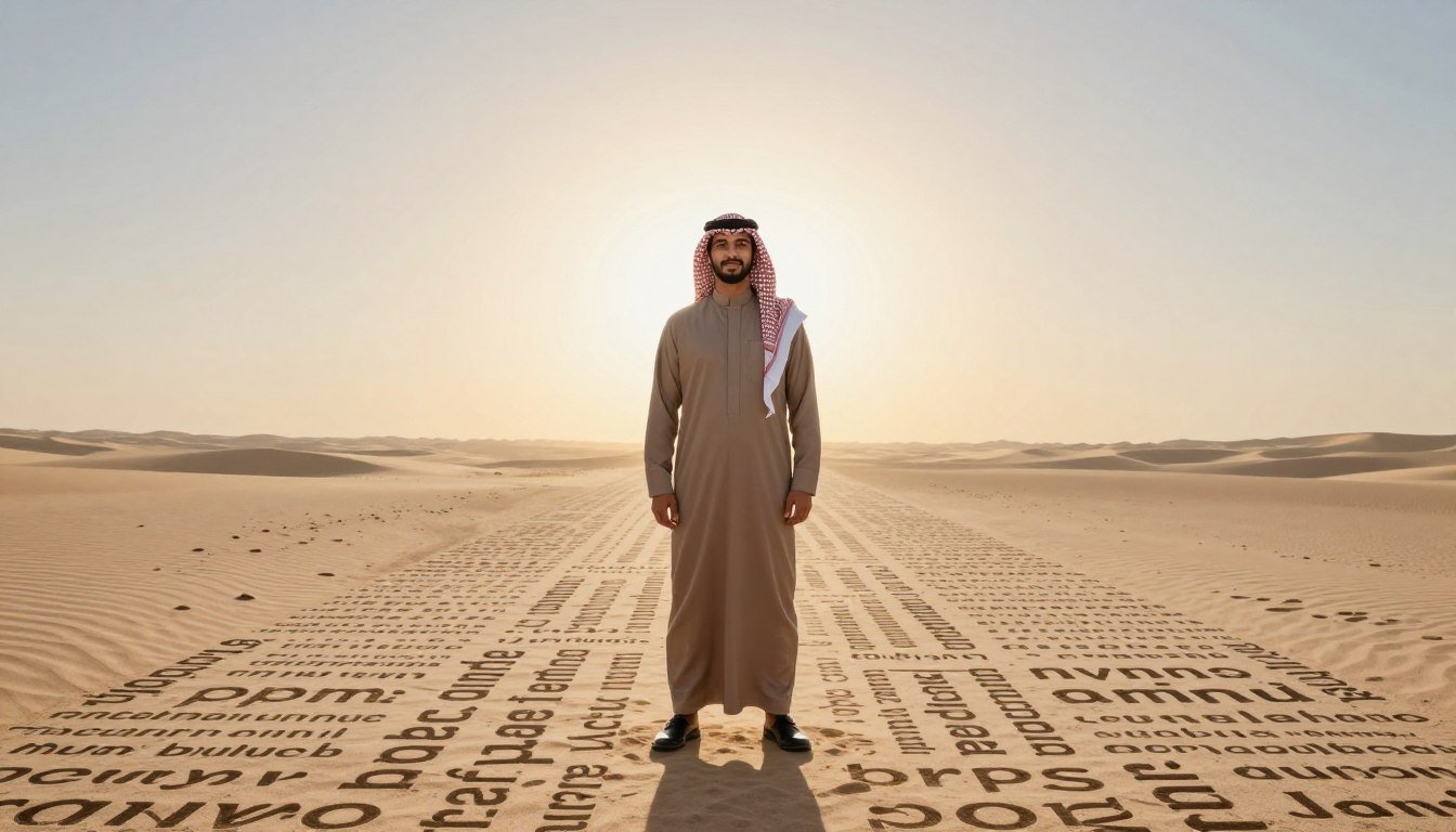 Confident English learner ready to start journey