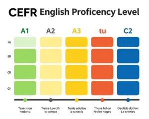 English proficiency level assessment chart CEFR