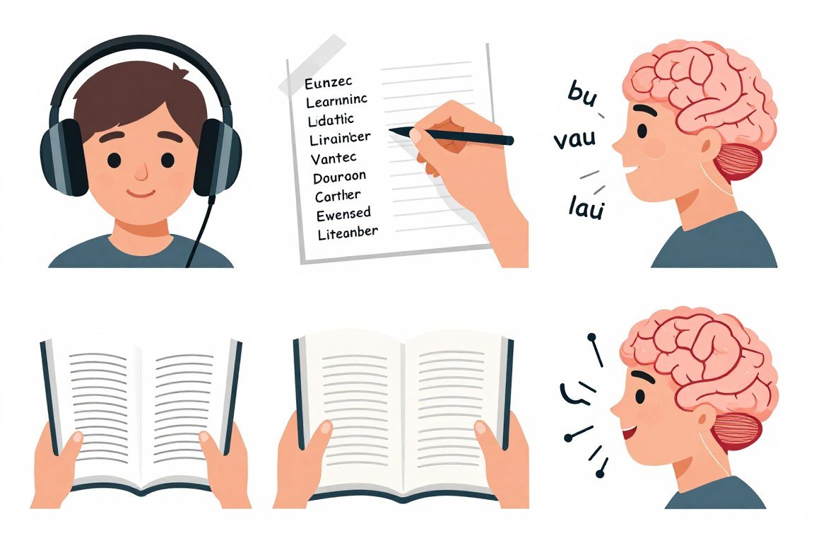 Multi-sensory vocabulary learning methods