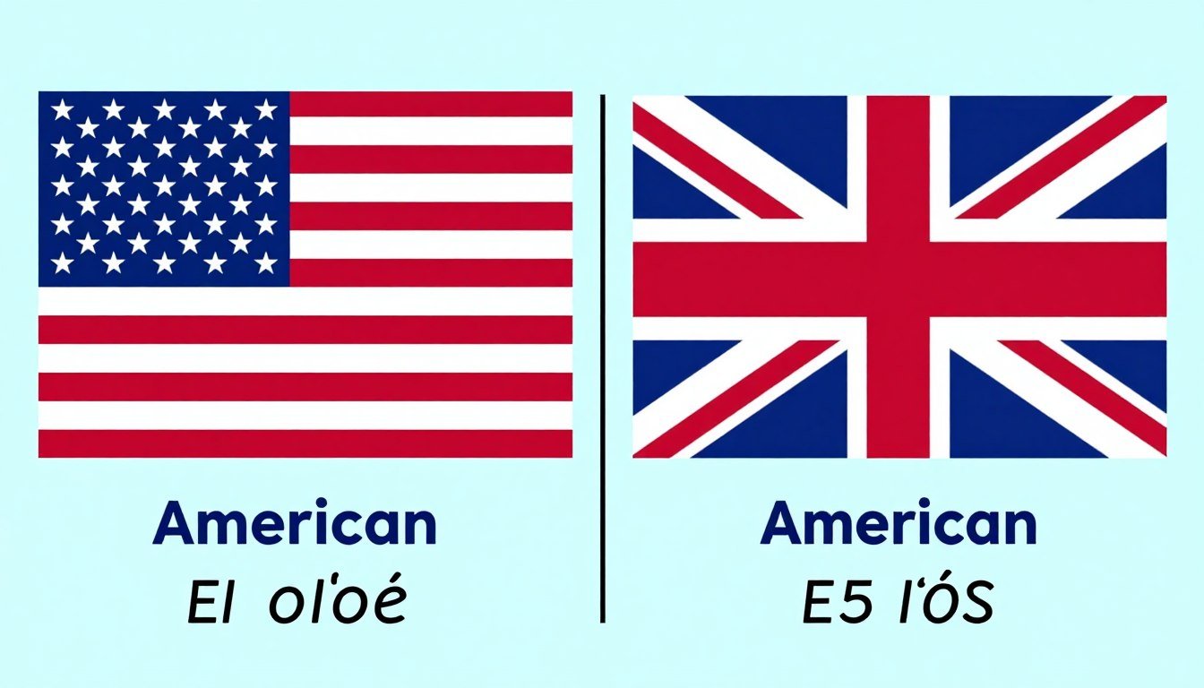 comparison of American and British English pronunciation