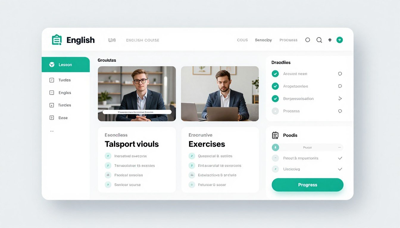 comprehensive English fluency course online
