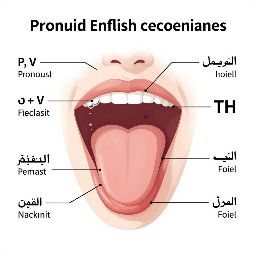 diagram showing mouth position for difficult English consonant sounds