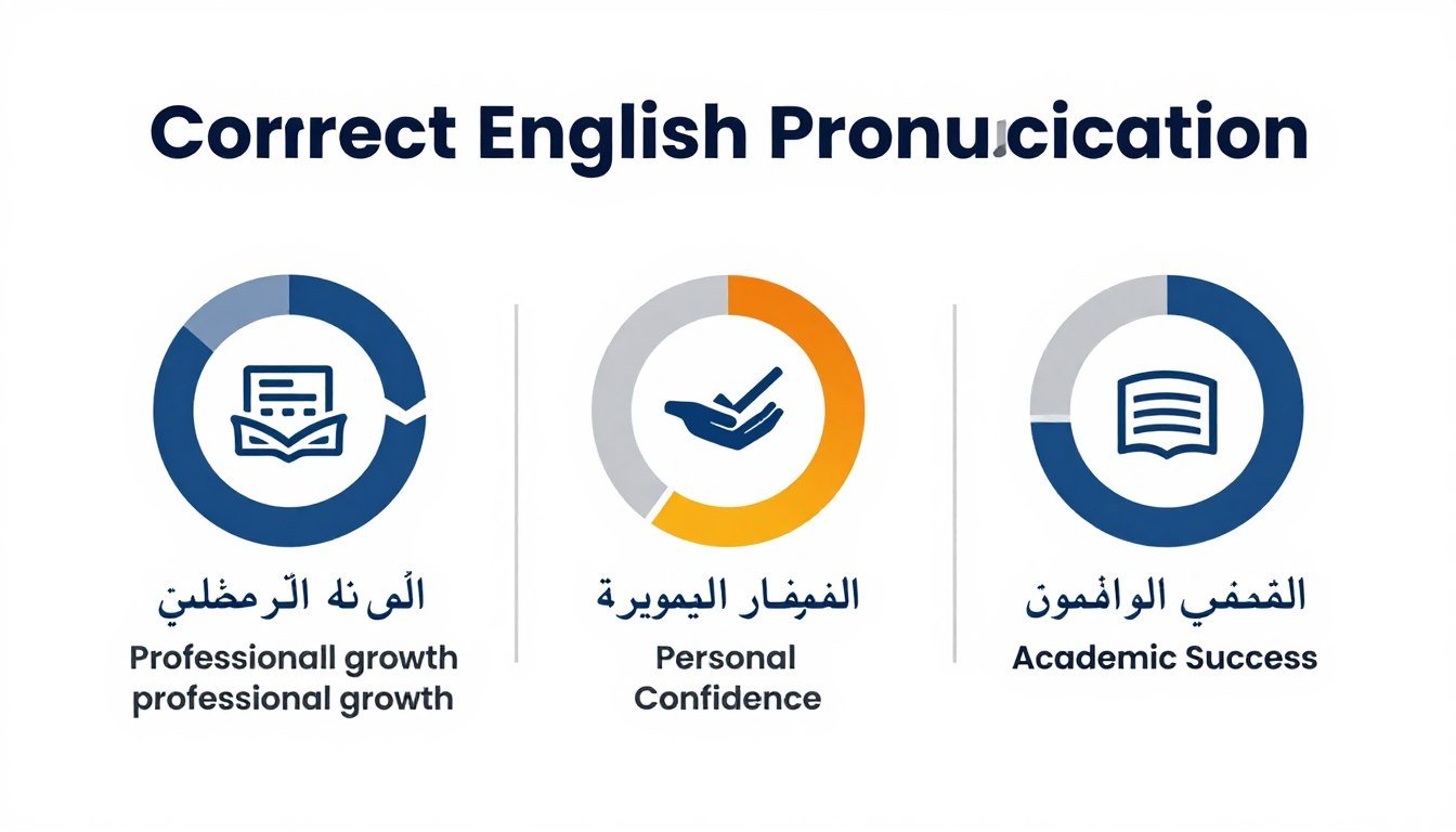 infographic showing benefits of good English pronunciation