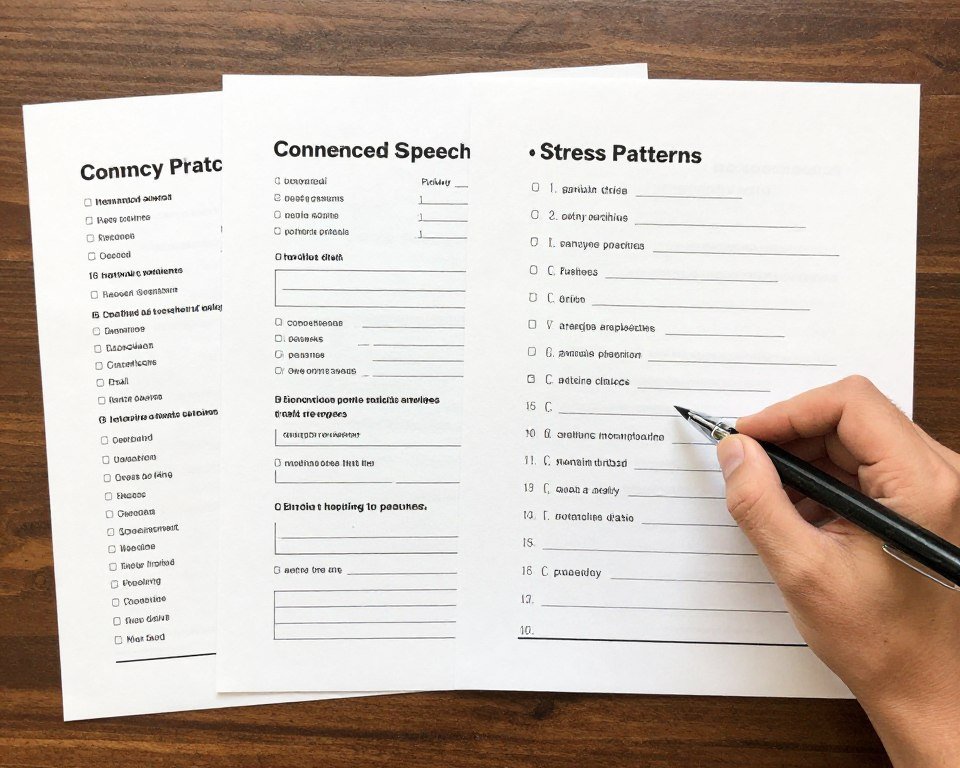 intermediate English pronunciation exercises