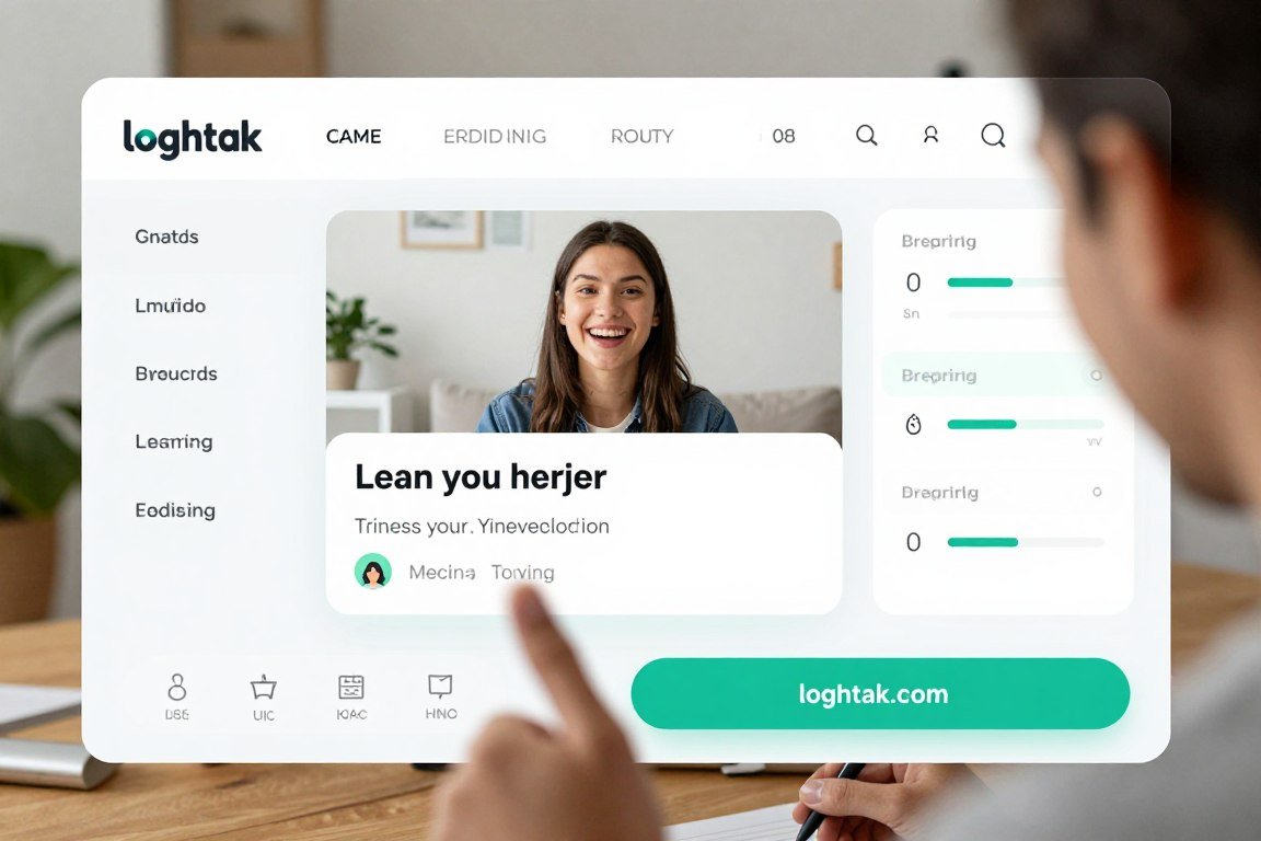 تجربة استخدام منصة loghtak