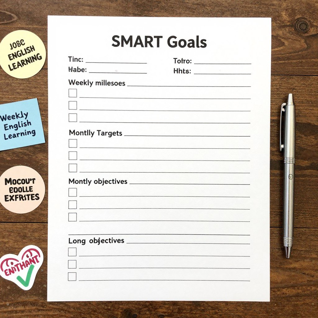 تحديد أهداف تعلم اللغة الإنجليزية