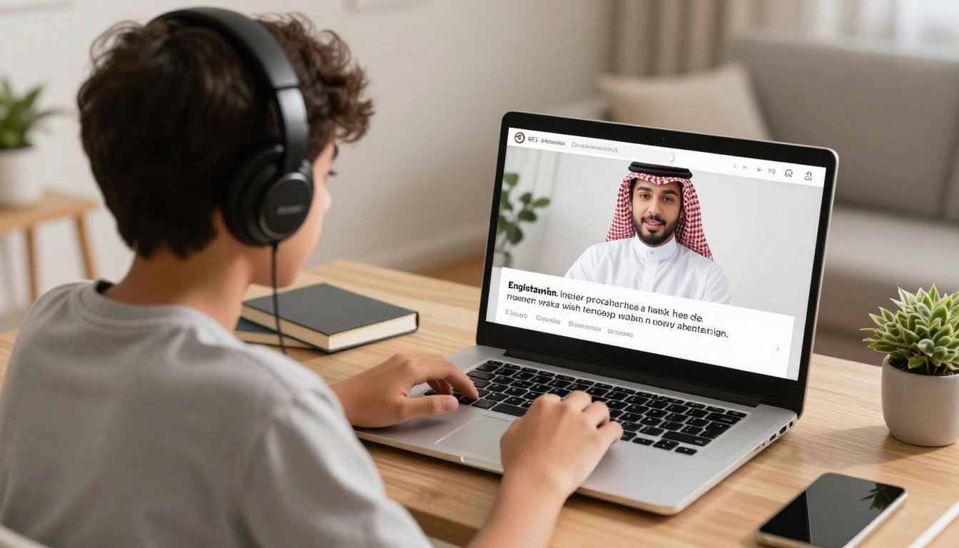 تعلم الإنجليزية عبر الإنترنت