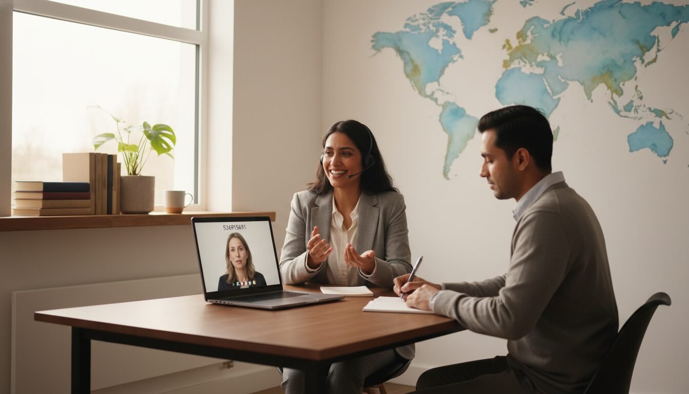 تعلم اللغة الإنجليزية عبر الإنترنت للمحادثة