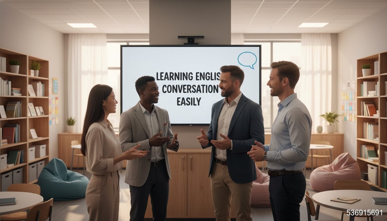 تعلم المحادثة الإنجليزية بسهولة
