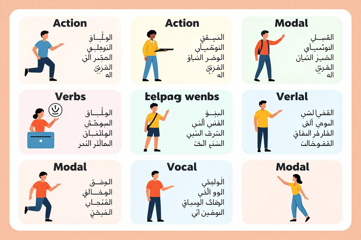 تعلم قواعد اللغة الأفعال والأفعال المساعدة