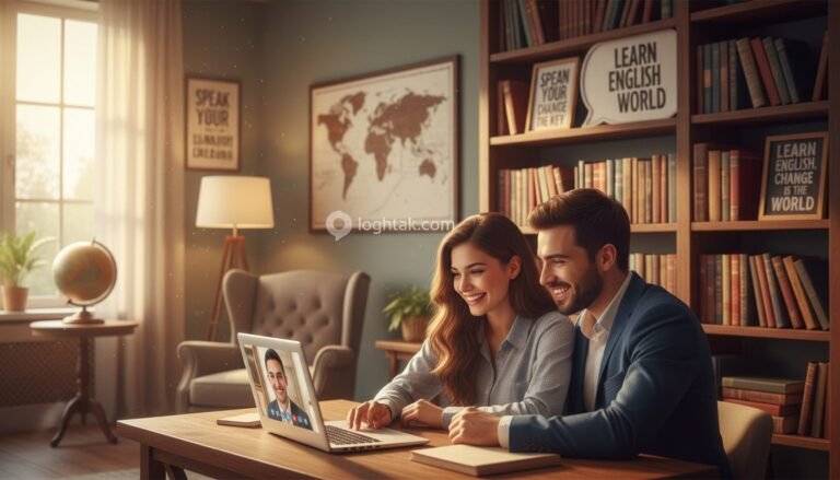 تعليم الإنجليزية عبر الإنترنت