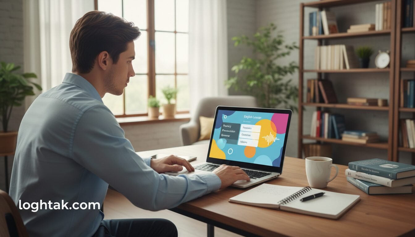 كورس إنجليزي أونلاين بالصوت والصورة